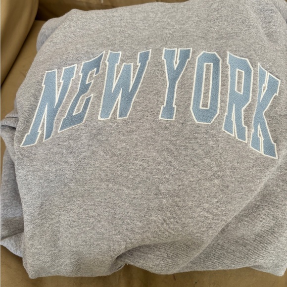 John galt heavyweight grey New York Hoodie - Picture 2 of 8